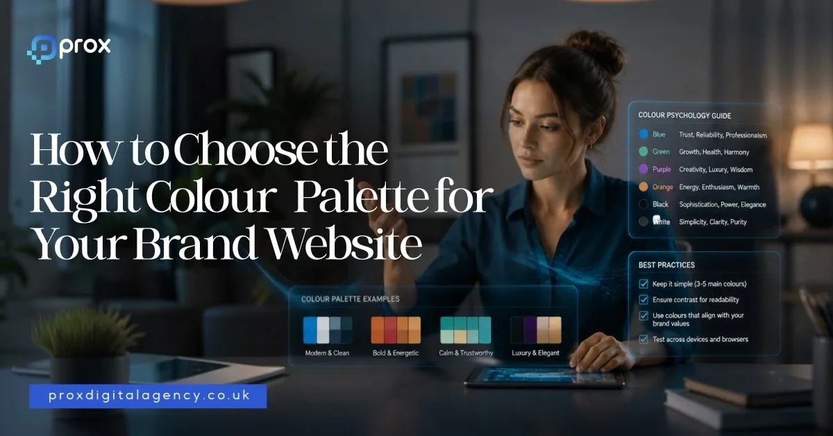 How to Choose the Right Colour Palette for Your Brand Website