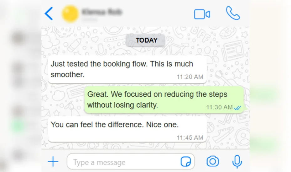 Client Messages Screen Shots