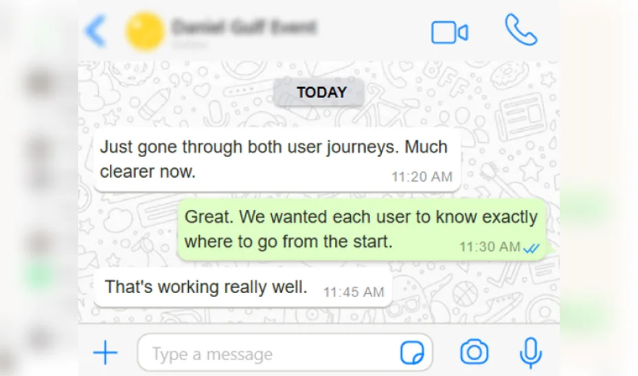 Client Messages Screen Shots
