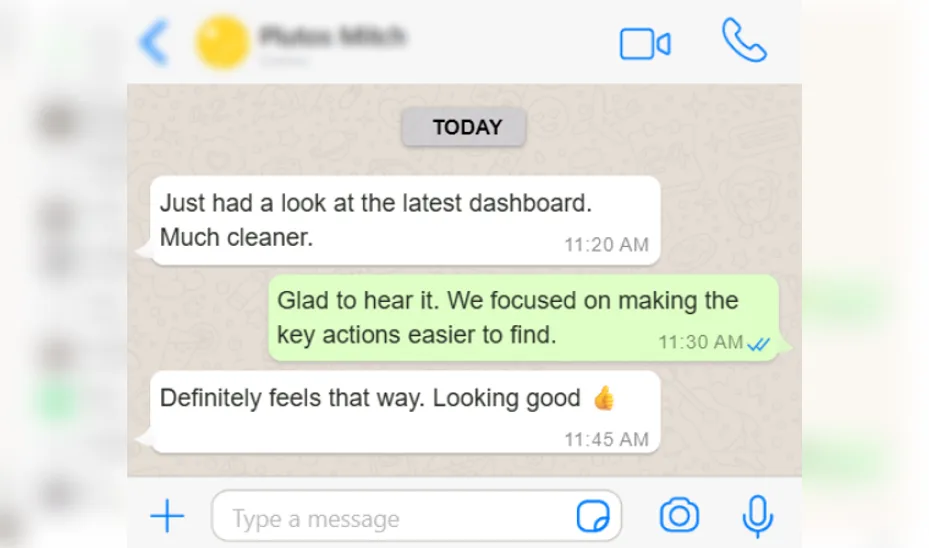 Client Messages Screen Shots