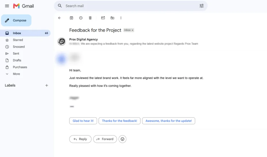 Client Messages Screen Shots