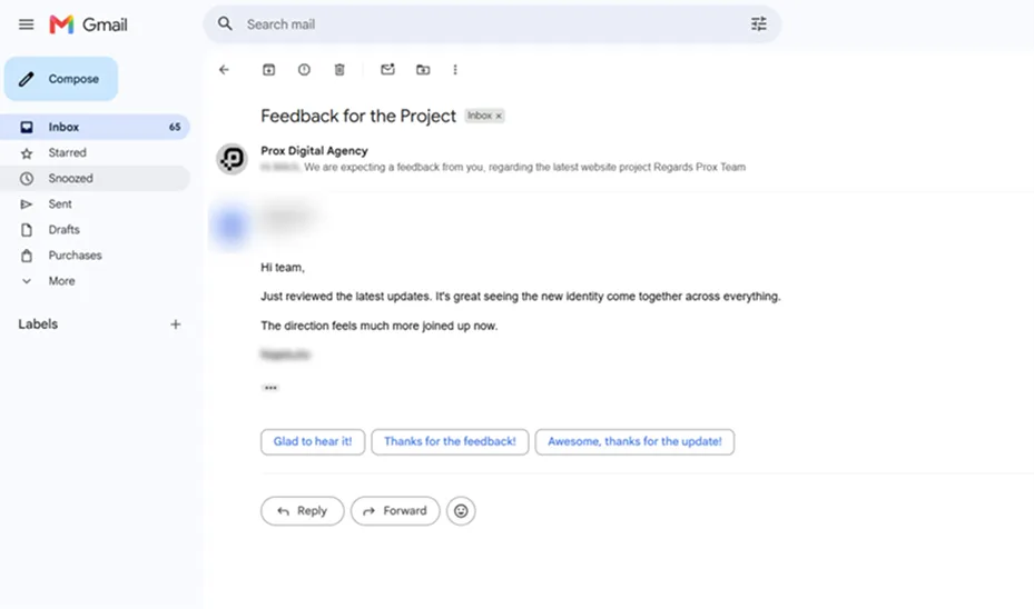Client Messages Screen Shots