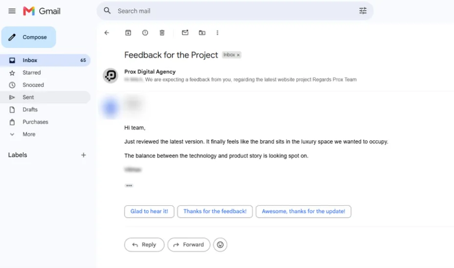 Client Messages Screen Shots