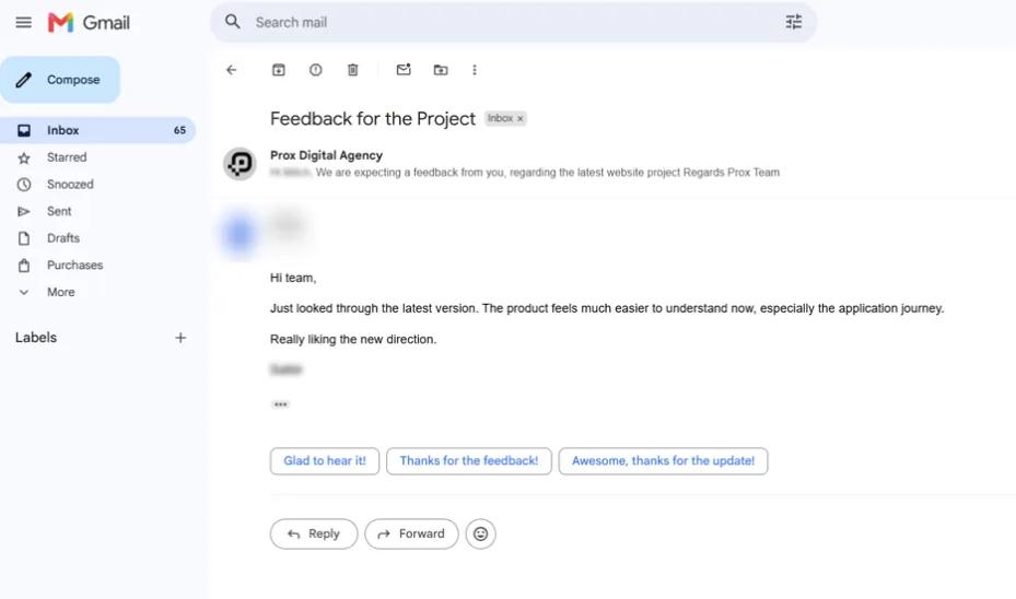 Client Messages Screen Shots